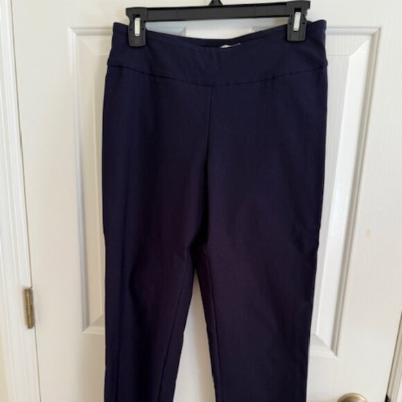 Sarah Campbell well-made quality navy pants, size 6 - Picture 6 of 10